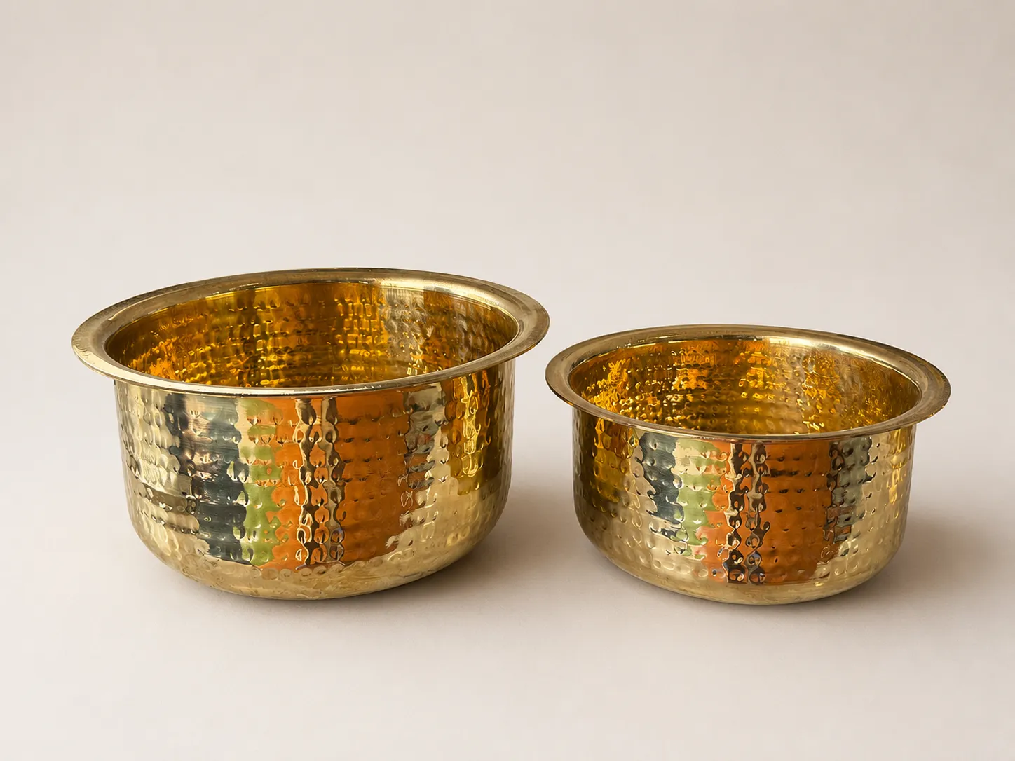 Brass Hammered Pateela
