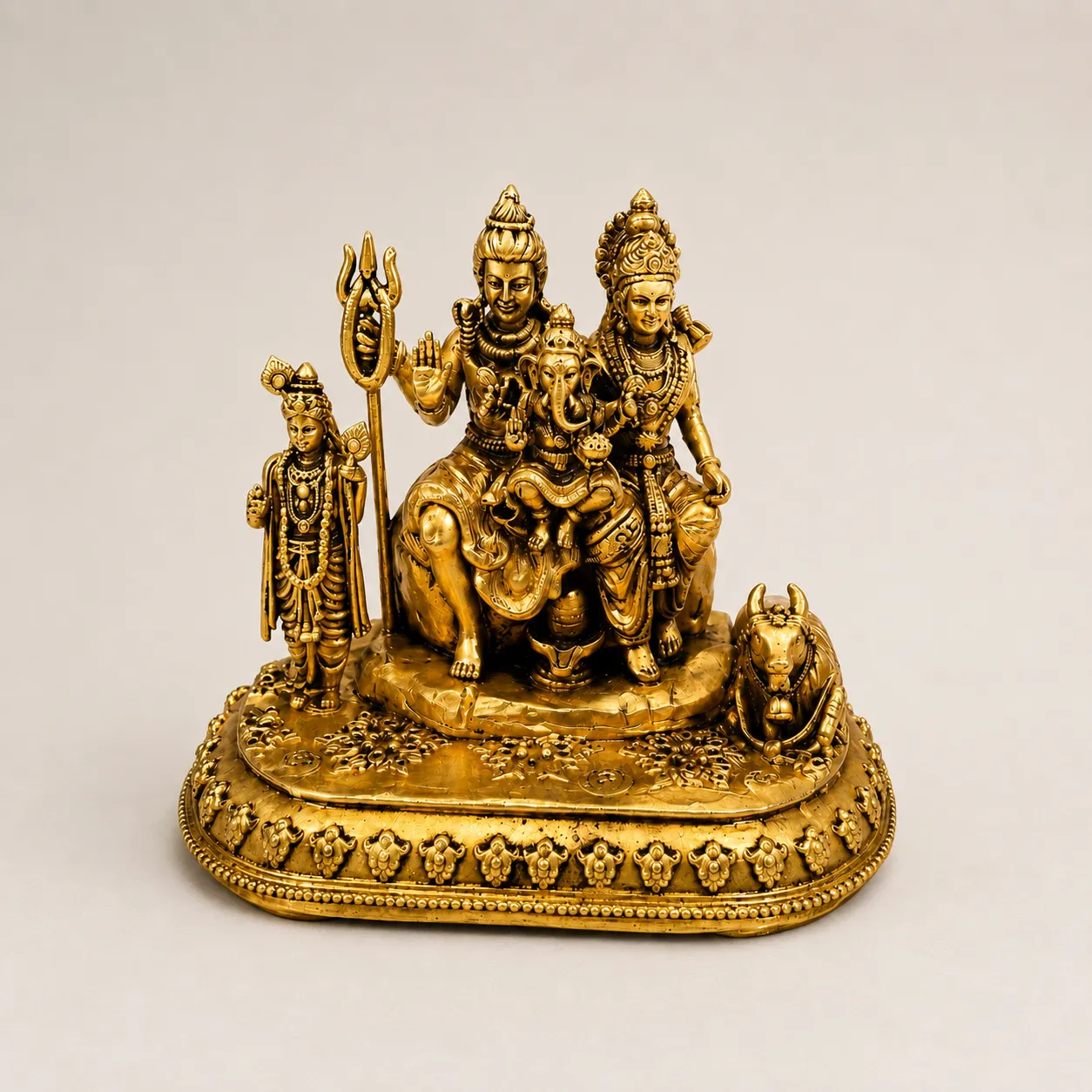 Brass Shiv Parivaar 
