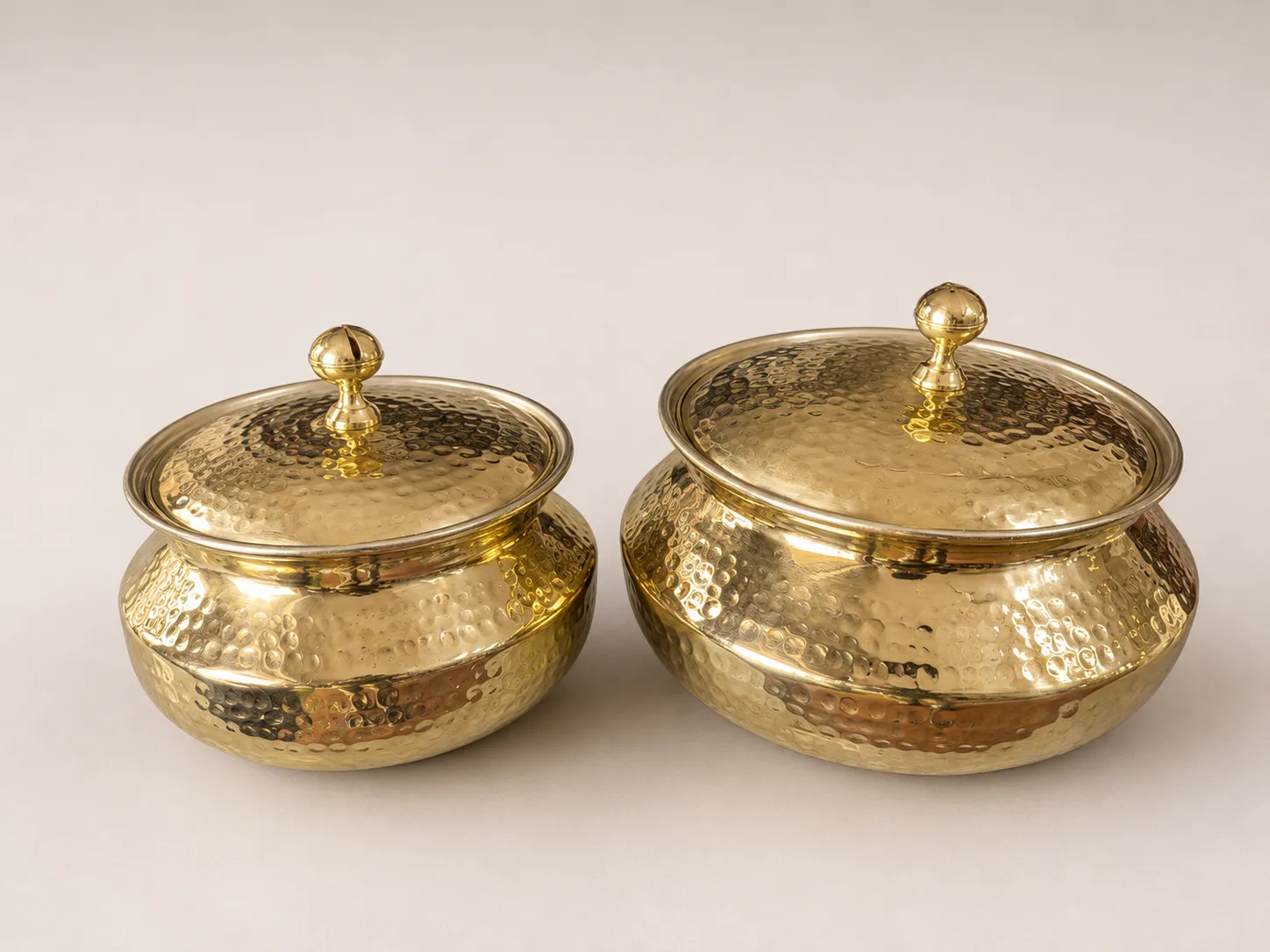 Brass Hammered Handi