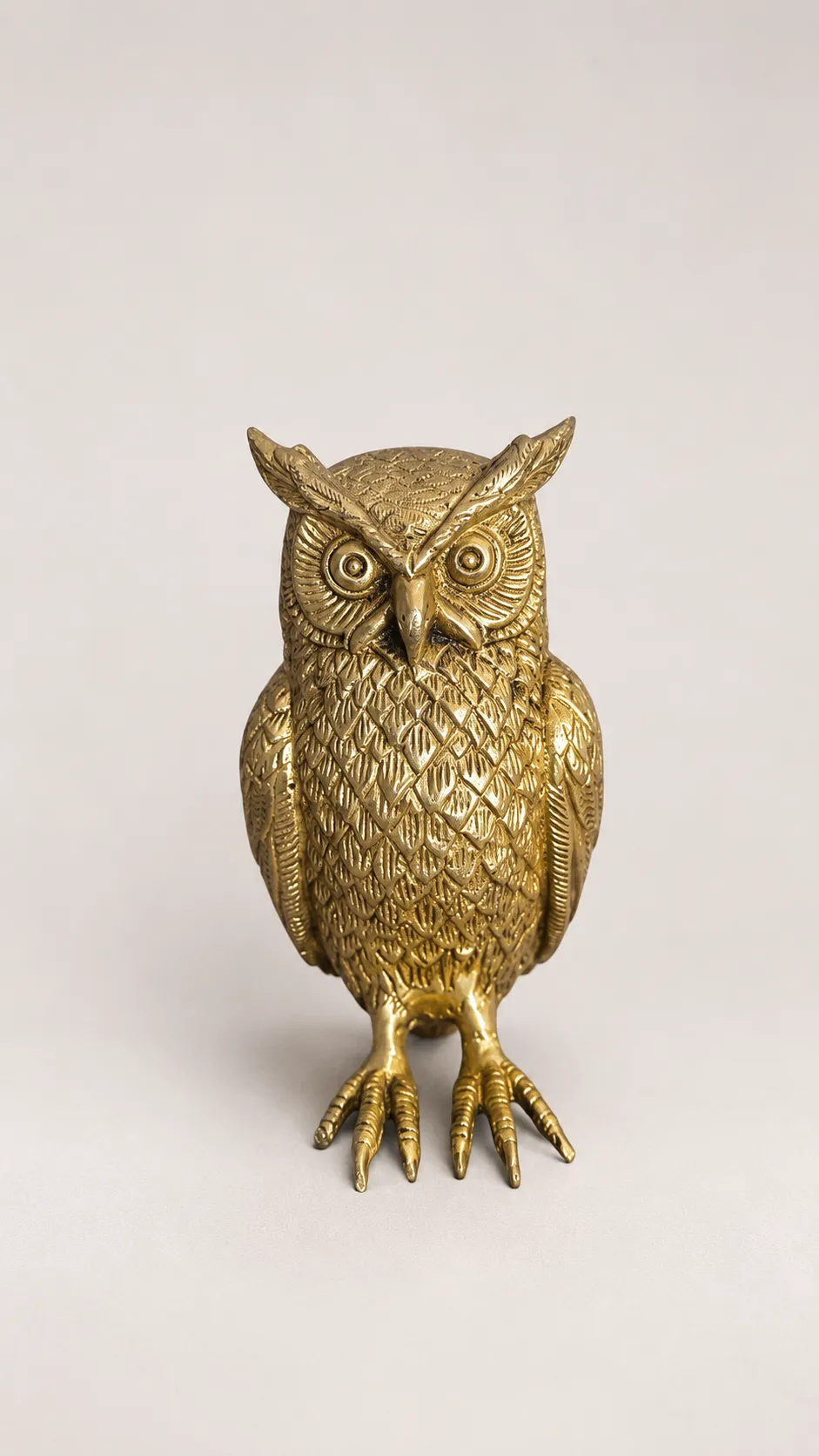 Brass Owl Showpiece 