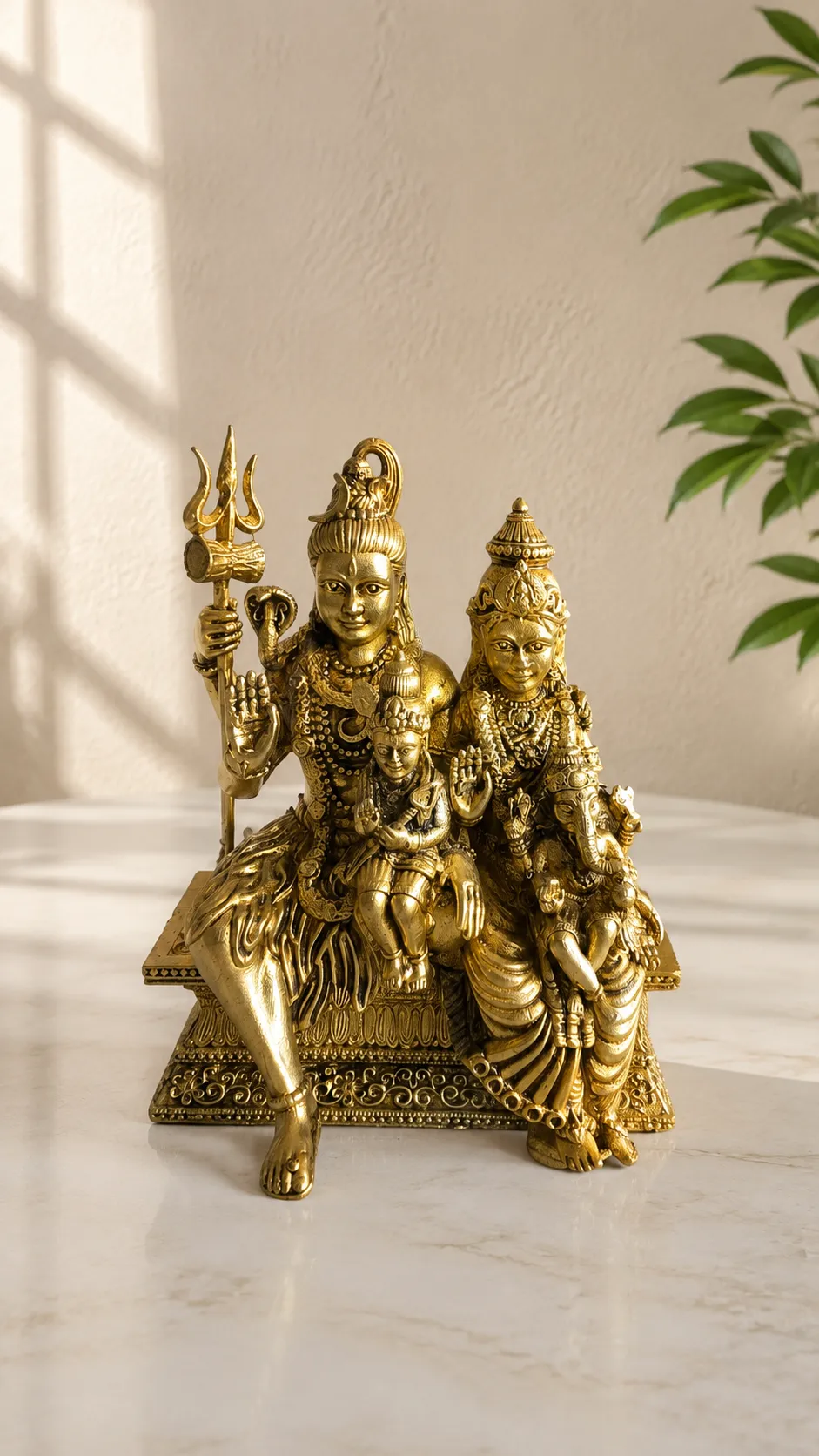 Brass Shiv Parivaar