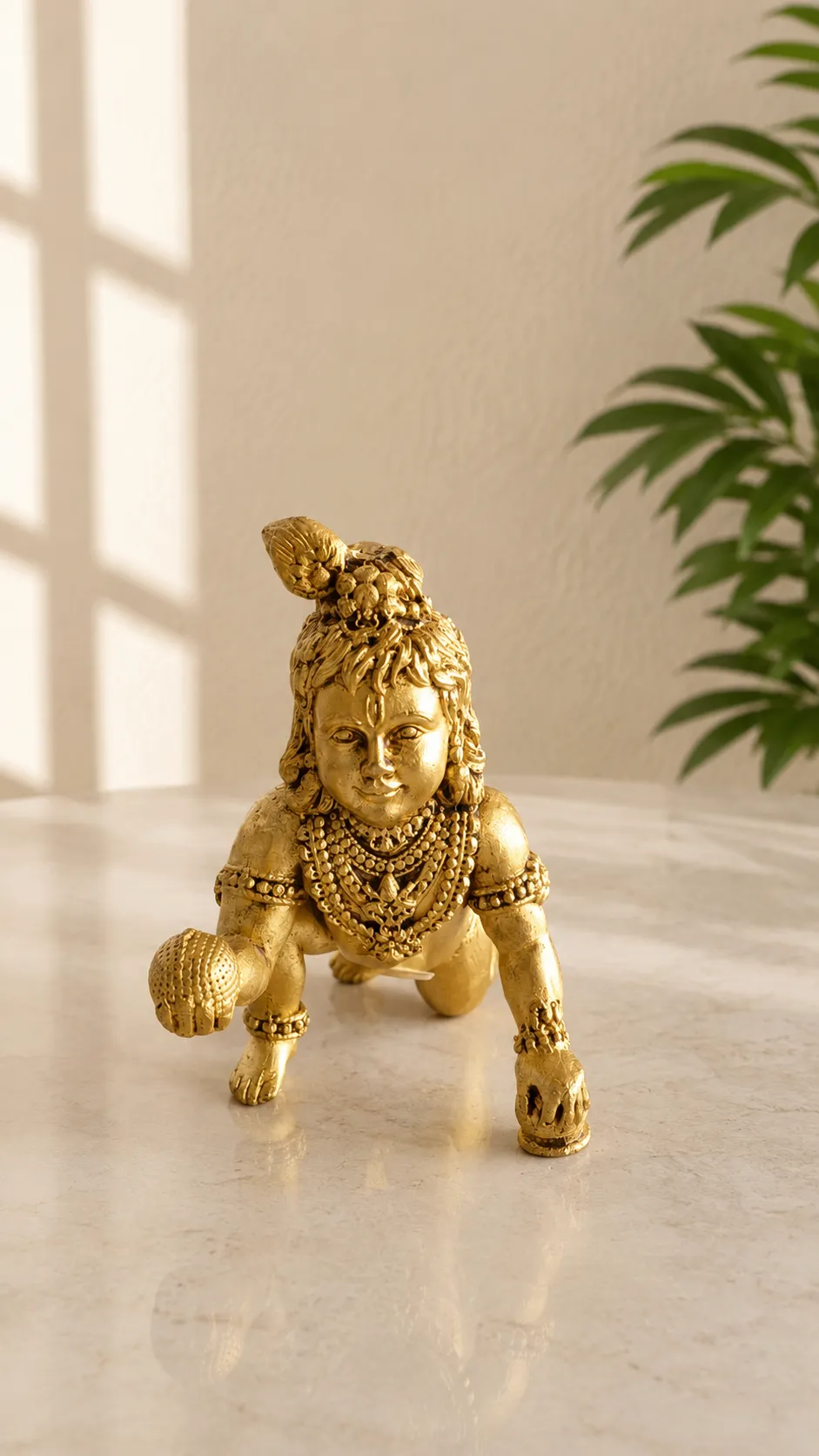 Brass Laddu Gopal Ji