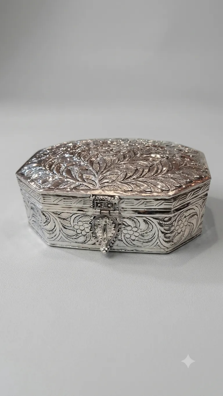 Brass Jewellery Box 