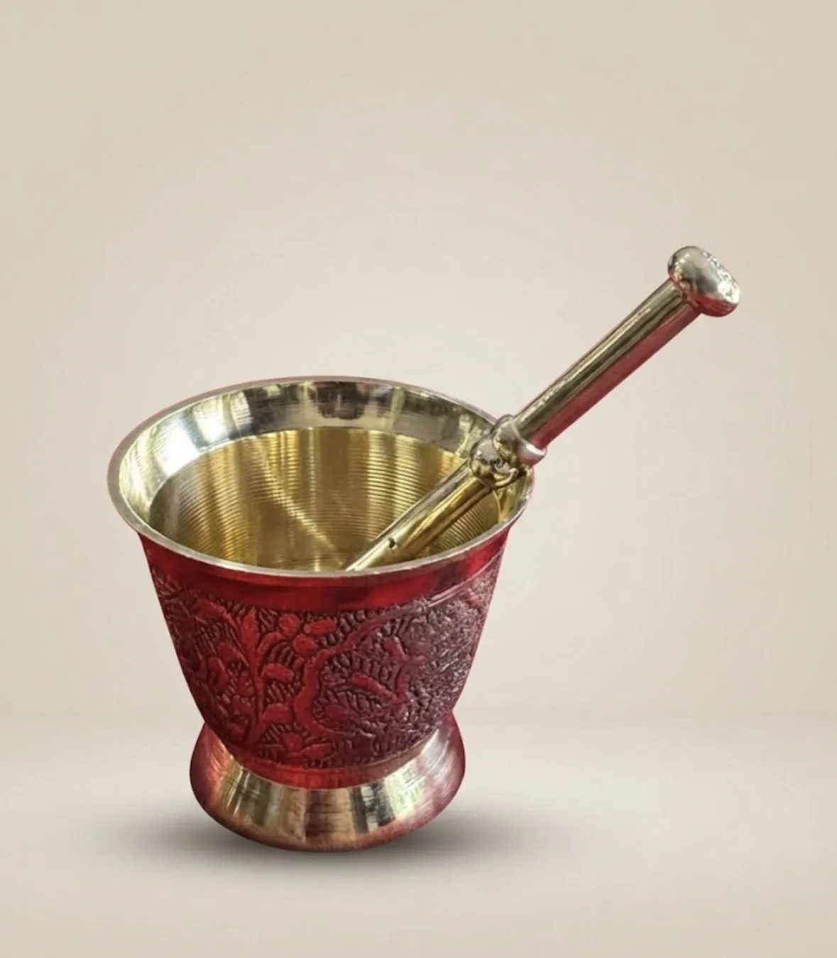 Brass Mortar & Pestle
