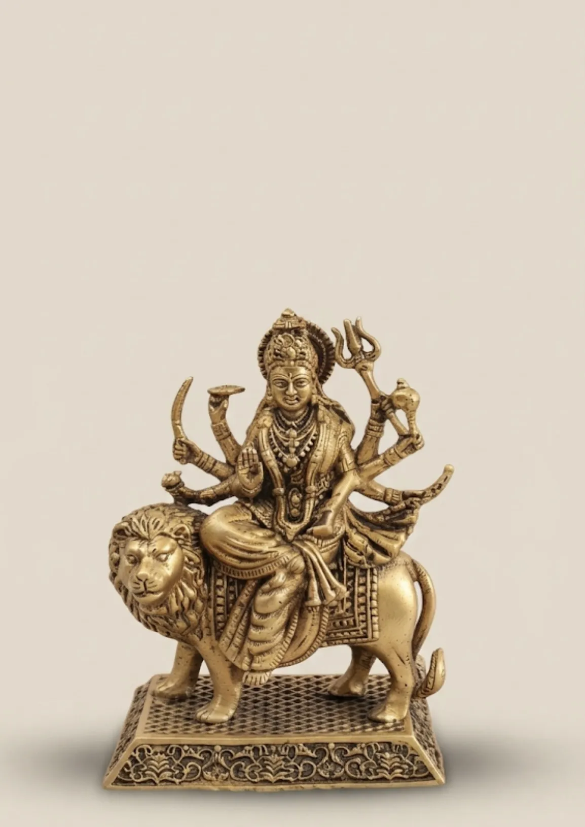 Brass Mata Rani Murti