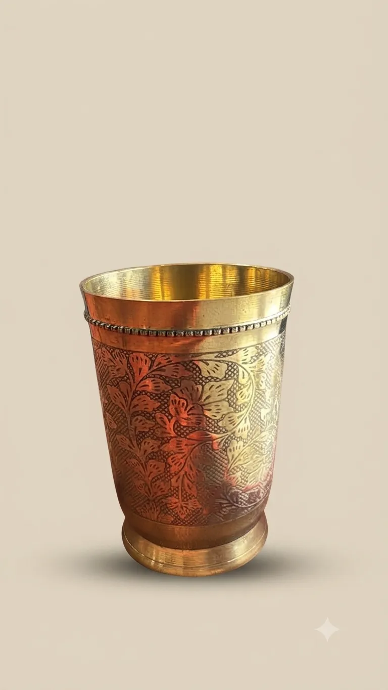   Brass Designer Glass