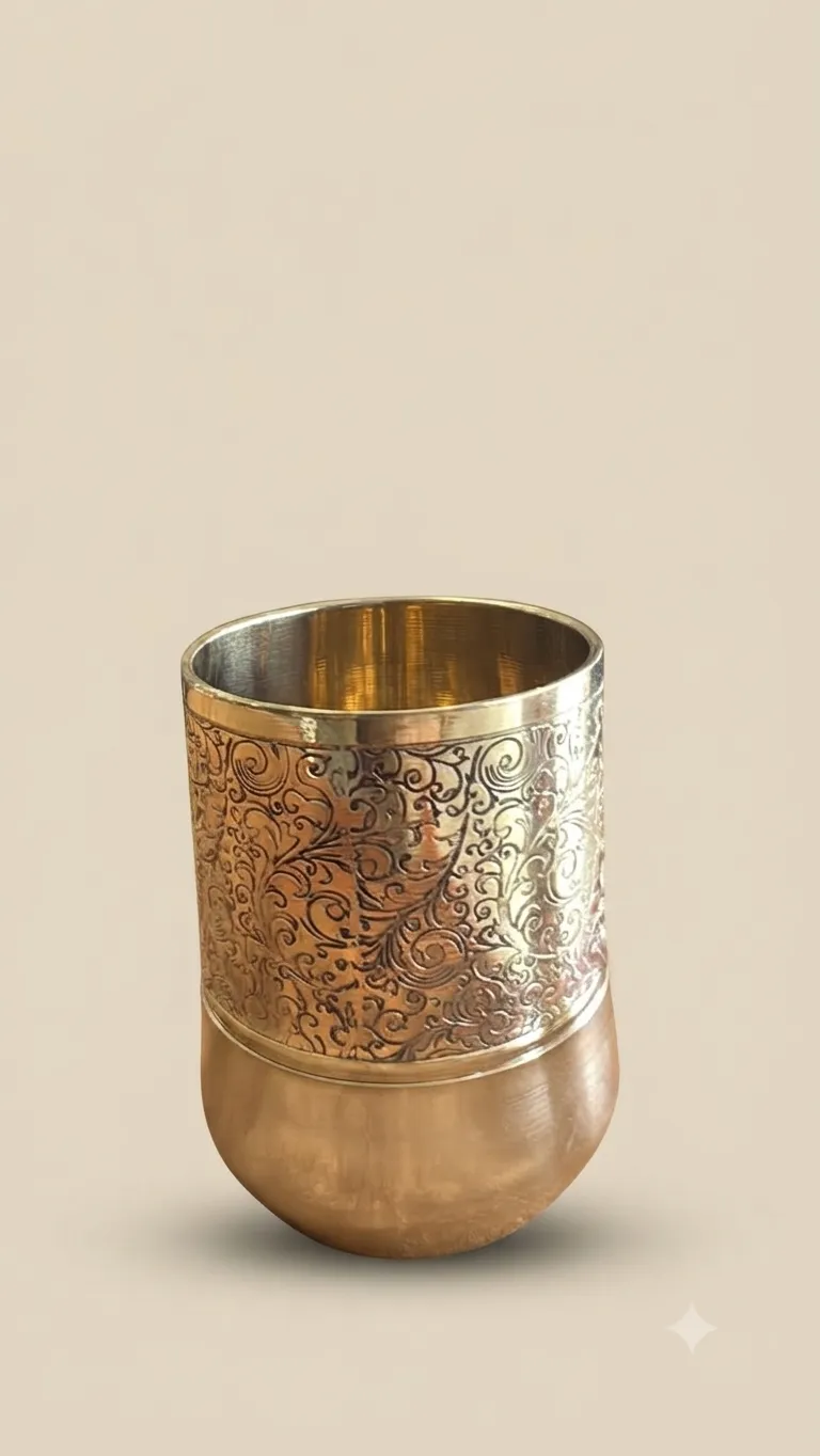 Brass Designer Glass