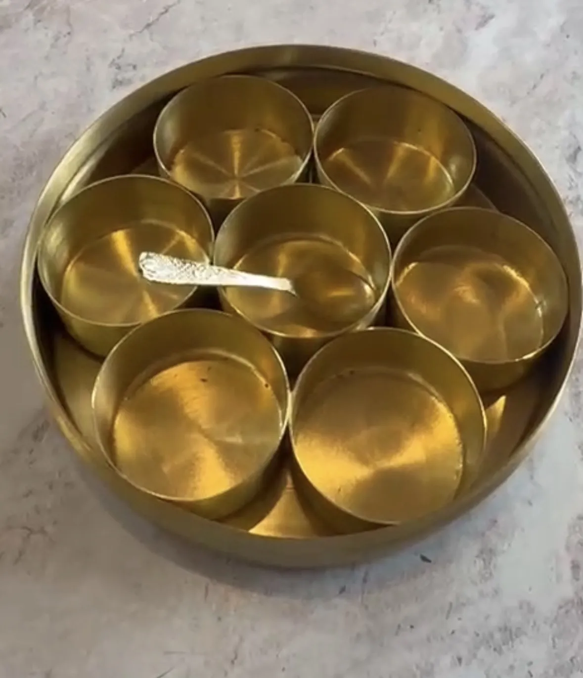 Brass Masala Box 