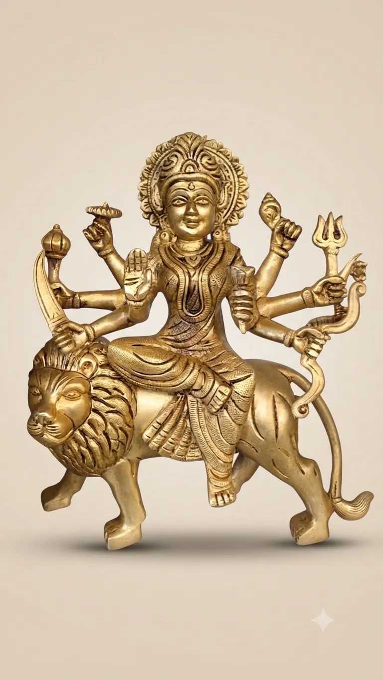 Brass Durga Maa Murti