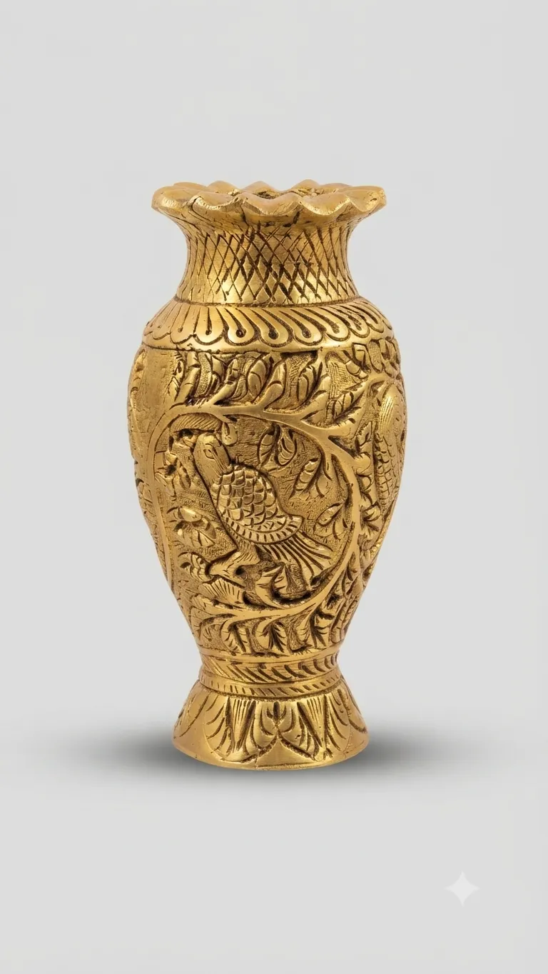 Brass Flower Pot